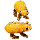 4.5" Golden Frog Glass Handpipe - Design May Vary - (1 Count)-Hand Glass, Rigs, & Bubblers