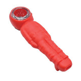 4.5" Silicone Squid Game Hand Pipe - (1 Count)-Hand Glass, Rigs, & Bubblers