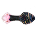 5.5" Heavy Colorful Swirled Glass Pipe - Design May Vary - (1 Count)-Hand Glass, Rigs, & Bubblers