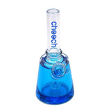 Cheech - 8" Water Bubbler With Glycerin - Various Colors - (1 Count)-Hand Glass, Rigs, & Bubblers