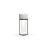 Chubby Gorilla 100Ml V3 Pet Unicorn Bottle With Cr & Tamper Evident Break-Off Band (Clear Natural Bottle With Opaque White Closure) - (400 Count)-Glass Jars