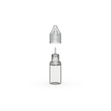 Chubby Gorilla 10Ml V3 Pet Unicorn Bottle With Cr & Tamper Evident Break-Off Band (Clear Natural Bottle With Clear Natural Closure) - (2000 Count)-Glass Jars