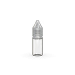 Chubby Gorilla 10Ml V3 Pet Unicorn Bottle With Cr & Tamper Evident Break-Off Band (Clear Natural Bottle With Clear Natural Closure) - (2000 Count)-Glass Jars