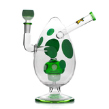 Hemper 9" Spotted Egg XL Water Bubbler - (1 Count)-Hand Glass, Rigs, & Bubblers