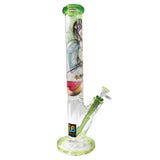 Influenced Brandz X Linda Biggs 15" Straight Bong - Design May Vary - (1 Count)-Hand Glass, Rigs, & Bubblers