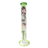 Influenced Brandz X Linda Biggs 15" Straight Bong - Design May Vary - (1 Count)-Hand Glass, Rigs, & Bubblers