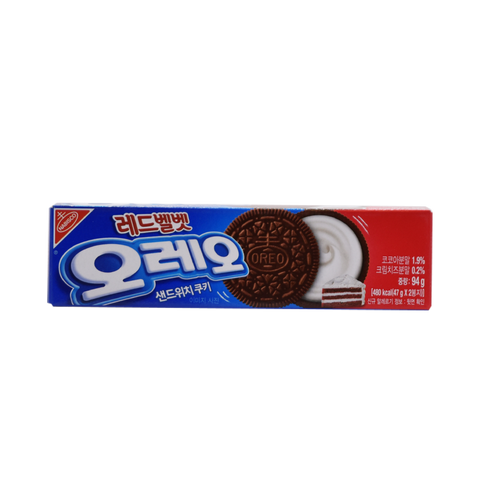 Korean Oreo Cookies Red Velvet Cream - (1 Count)-Exotic Snacks