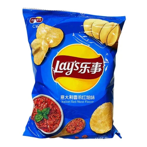 Lay's Potato Chips Italian Red Meat Flavor - (1 Count) – soonerpacking