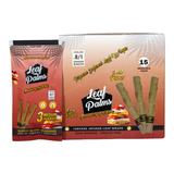 Leaf Palms Natural Palm Leaf - 3 Leaf's Per Pouch - Various Flavors - (15 Count Display)-Papers and Cones