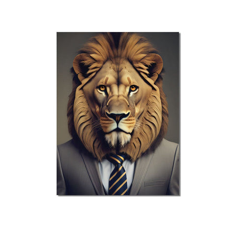 Lion "Let's Talk Business" Poster-Poster