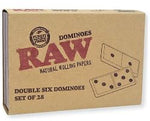 RAW Authentic Double Six - Set Of 28 - (1 Count)-Novelty, Hats & Clothing