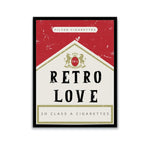 Retro Love Cig Poster-Poster