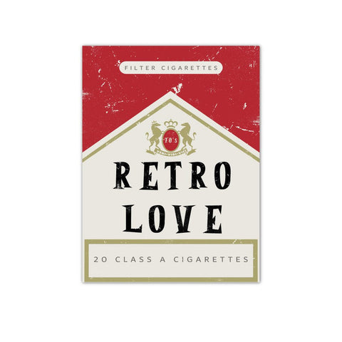 Retro Love Cig Poster-Poster