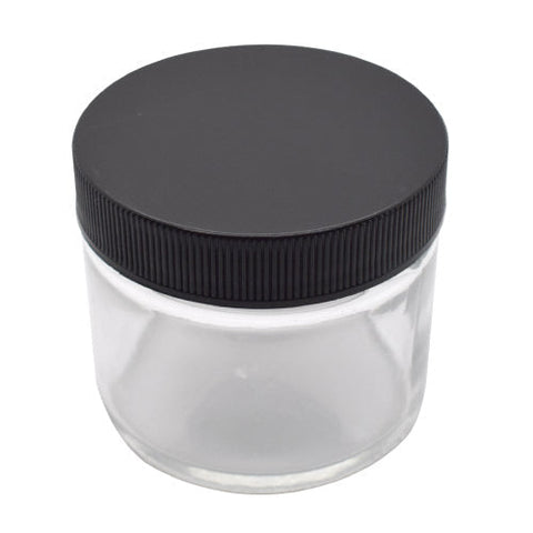 4oz Glass Jar Screw Top - Clear Jar with White Lid (90 - 9,000 Count) 90 Count - Mj Wholesale