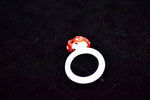 Custom Heady Glass - Triple Mushroom Ring - Various Sizes - (1 Count)