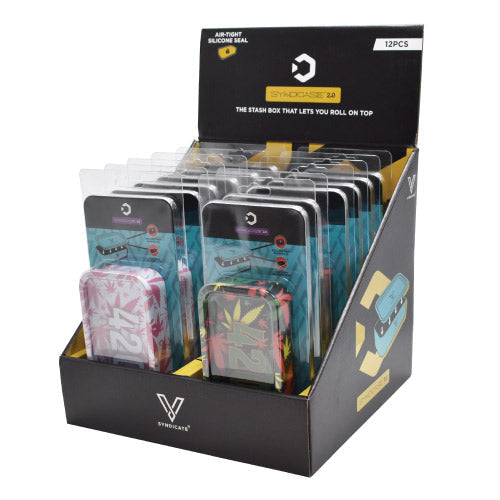 V Syndicate Syndicase 2.0 Waterproof Rolling Tray Stash 12pk